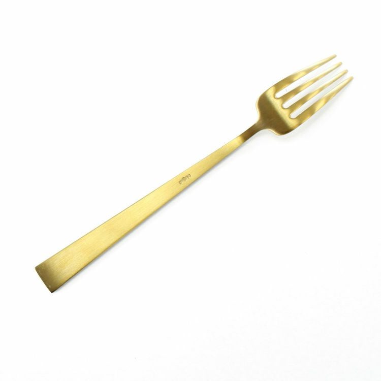 クチポール（Cutipol） DUNA/デュナ ゴールド デザートフォーク [ネコポス対応可(18点まで)]