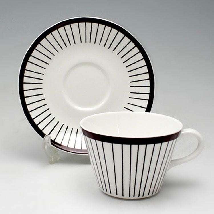 グスタフスベリ（Gustavsberg） スピサリブ/Spisa Ribb コーヒーカップ＆ソーサー 【復刻版】