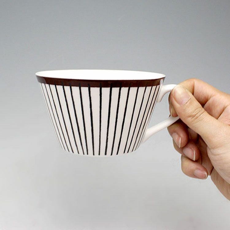 グスタフスベリ（Gustavsberg） スピサリブ/Spisa Ribb ティーカップ＆ソーサー 【復刻版】