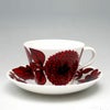 グスタフスベリ（Gustavsberg） レッドアスター/Red Aster コーヒーカップ＆ソーサー 【復刻版】