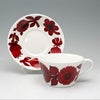 グスタフスベリ（Gustavsberg） レッドアスター/Red Aster ティーカップ＆ソーサー 【復刻版】