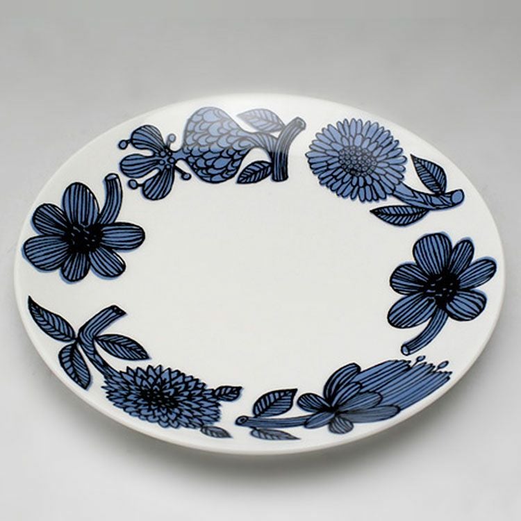 グスタフスベリ（Gustavsberg） ブルーアスター/Blue Aster プレート 18cm 【復刻版】