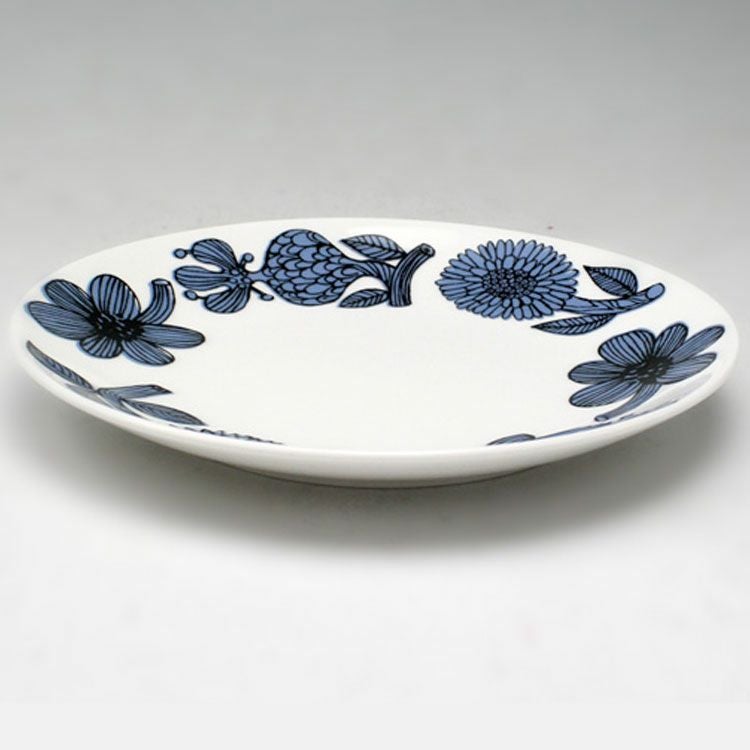 グスタフスベリ（Gustavsberg） ブルーアスター/Blue Aster プレート 18cm 【復刻版】