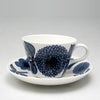 グスタフスベリ（Gustavsberg） ブルーアスター/Blue Aster コーヒーカップ＆ソーサー 【復刻版】
