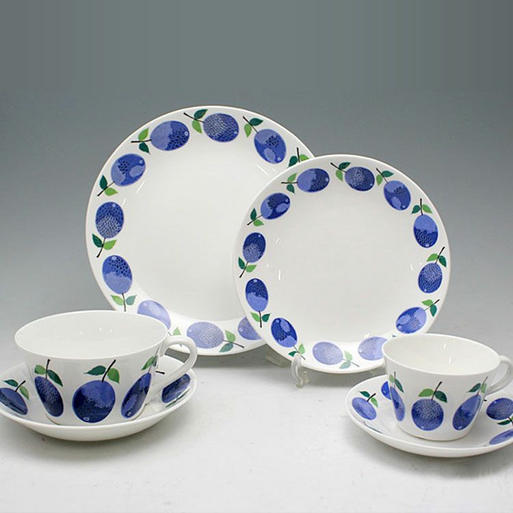 グスタフスベリ（Gustavsberg） プルーヌス/Prunus プレート 18cm 【復刻版】