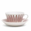 グスタフスベリ（Gustavsberg） サリックス/Salix レッド ティーカップ＆ソーサー 【復刻版】