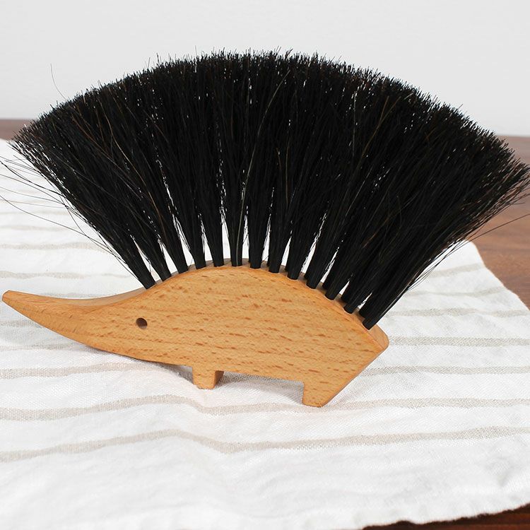 レデッカー（REDECKER） はりねずみのテーブルブラシ(馬毛) 11.5 x 14 cm