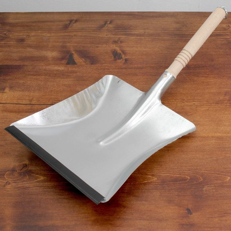 レデッカー（REDECKER） ウッド柄のスコップちりとり(亜鉛メッキ)