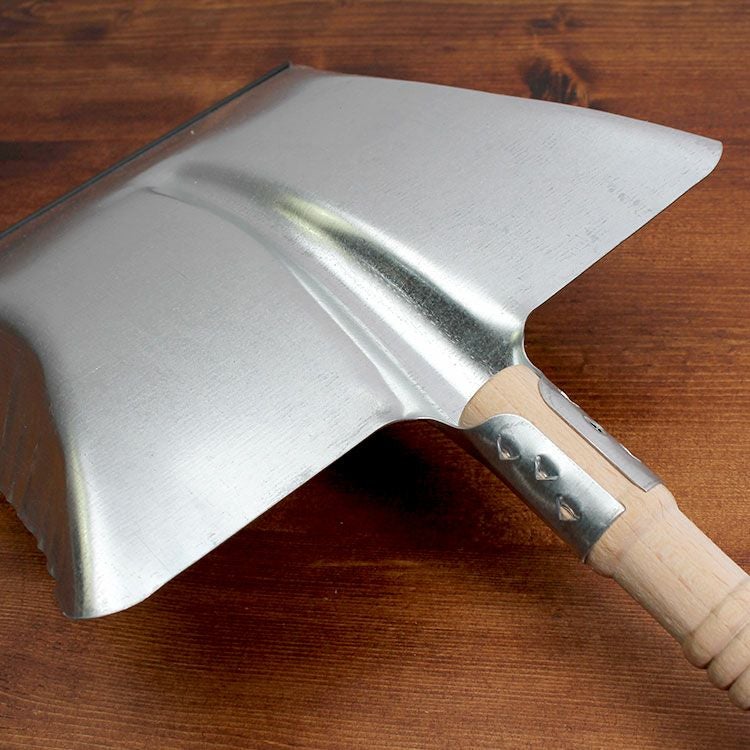 レデッカー（REDECKER） ウッド柄のスコップちりとり(亜鉛メッキ)