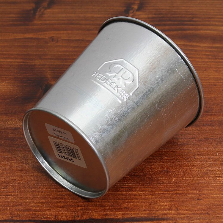 レデッカー（REDECKER）  シルバー ブリキの小物入れ（バケツ）