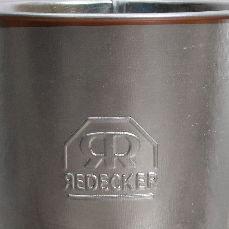 レデッカー（REDECKER）  シルバー ブリキの小物入れ（バケツ）