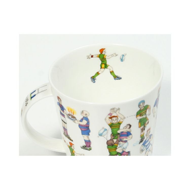 ダヌーン（Dunoon） マグカップ CAIRNGORM ラグビー珍プレー SPORTING ANTICS RUGBY