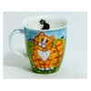 ダヌーン（Dunoon） マグカップ NEVIS おすまし白黒猫 HAPPY CATS BLACK