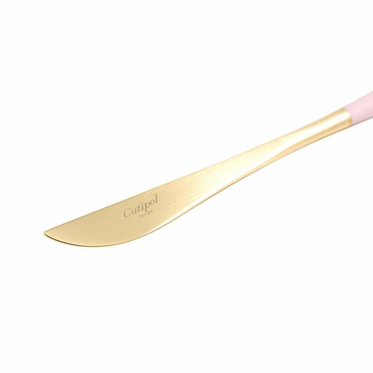 クチポール（Cutipol） ゴア/GOA ピンクマットゴールド デザートナイフ [ネコポス対応可(18点まで)]