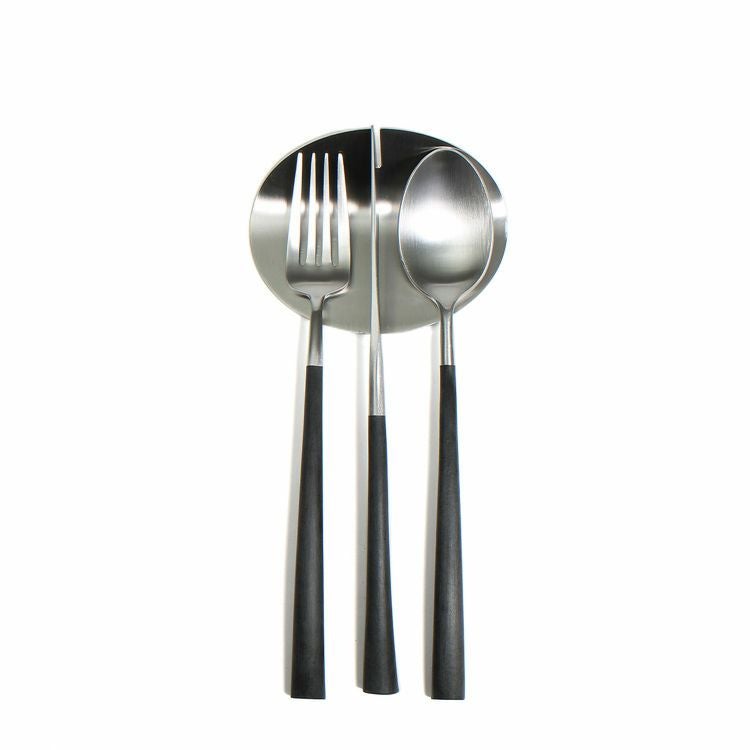 ＜4点セット＞クチポール（Cutipol） NOOR/ノール デザート3点＆カトラリーレスト1点 [ネコポス対応可(4セットまで)]