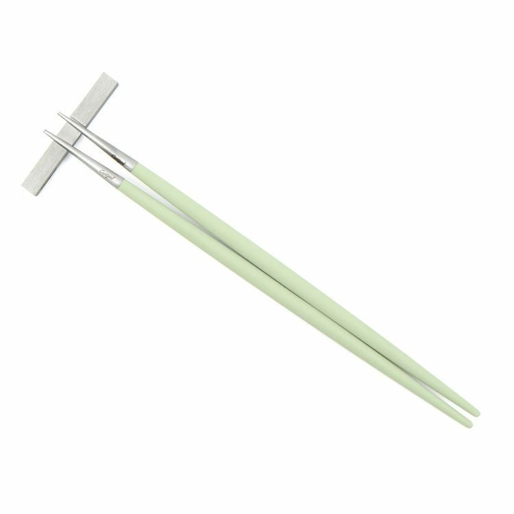 クチポール（Cutipol） ゴア/GOA セラドン 箸 + 箸置きセット [ネコポス対応可(15セットまで)]