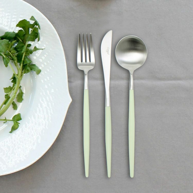 クチポール（Cutipol） ゴア/GOA セラドン ディナー3点セット [ネコポス対応可(6セットまで)]