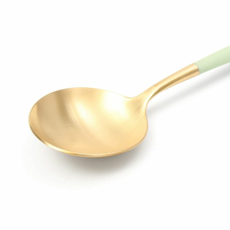 クチポール（Cutipol） ゴア/GOA セラドンマットゴールド ディナースプーン [ネコポス対応可(18点まで)]