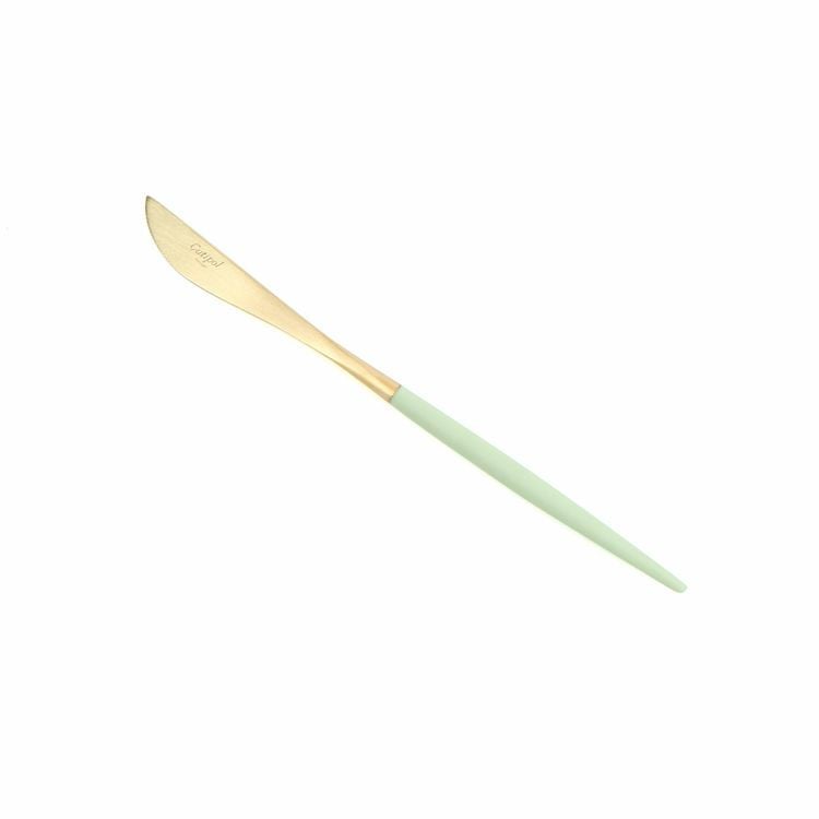 クチポール（Cutipol） ゴア/GOA セラドンマットゴールド デザートナイフ [ネコポス対応可(18点まで)]