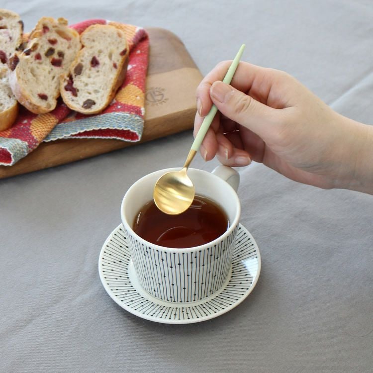 クチポール（Cutipol） ゴア/GOA セラドンマットゴールド コーヒー/ティースプーン [ネコポス対応可(18点まで)]