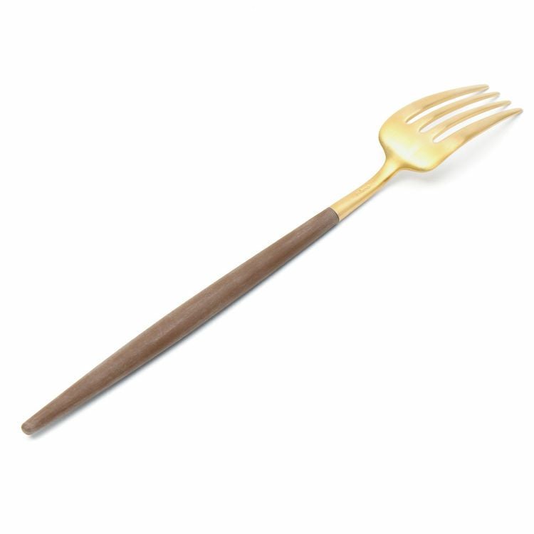 クチポール（Cutipol） ゴア/GOA ブラウンマットゴールド ディナーフォーク [ネコポス対応可(18点まで)]