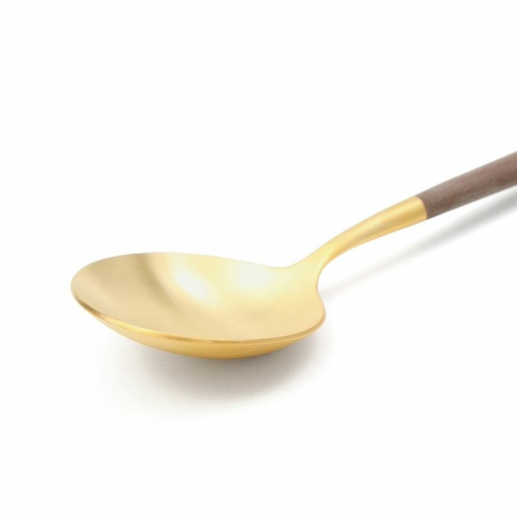クチポール（Cutipol） ゴア/GOA ブラウンマットゴールド ディナースプーン [ネコポス対応可(18点まで)]