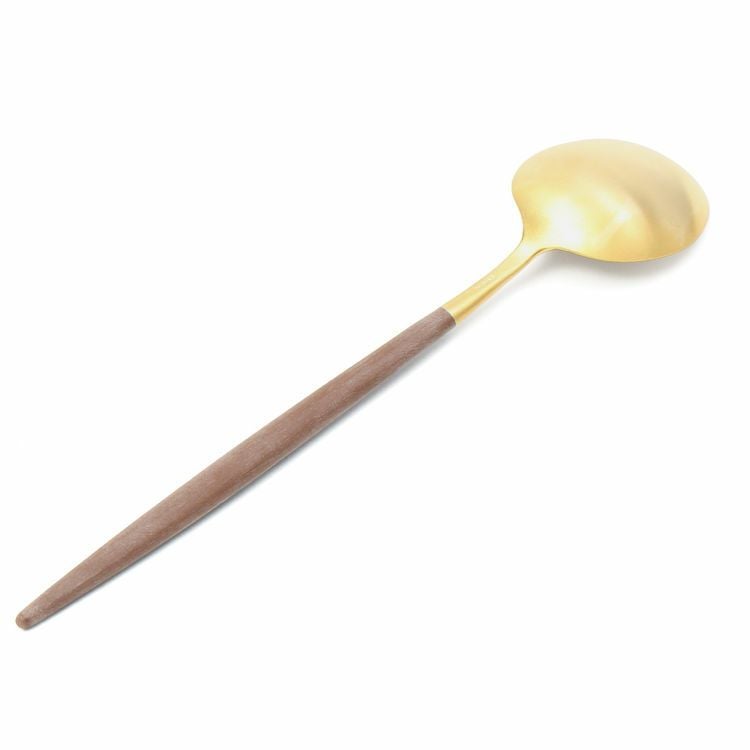 クチポール（Cutipol） ゴア/GOA ブラウンマットゴールド ディナースプーン [ネコポス対応可(18点まで)]