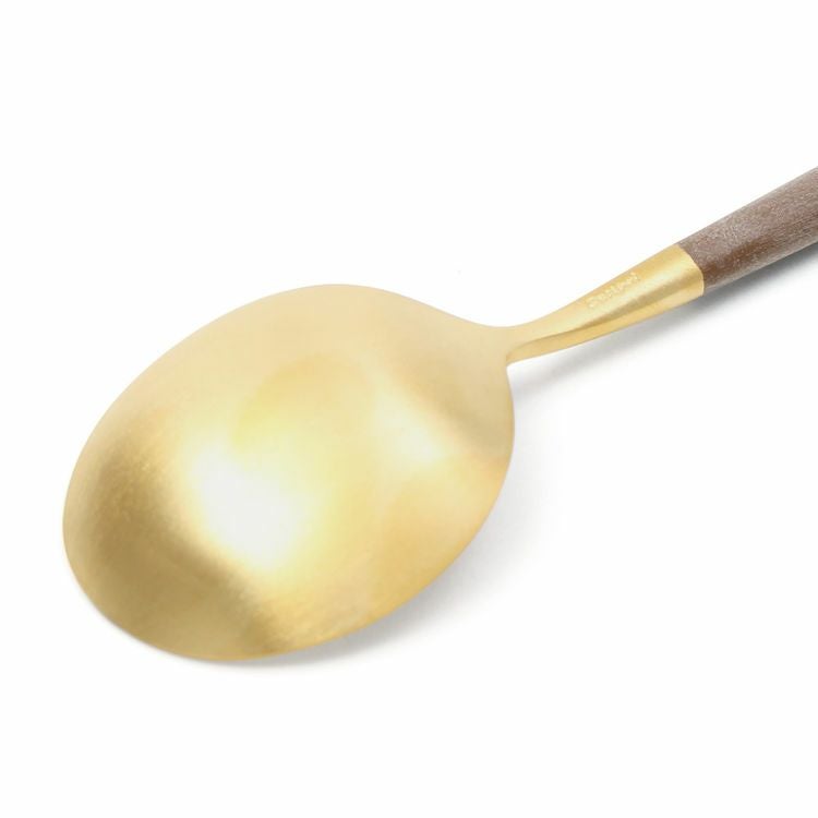 クチポール（Cutipol） ゴア/GOA ブラウンマットゴールド デザートスプーン [ネコポス対応可(18点まで)]