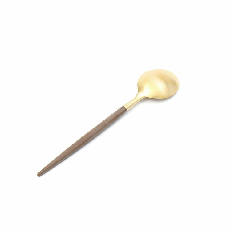 クチポール（Cutipol） ゴア/GOA ブラウンマットゴールド コーヒー/ティースプーン [ネコポス対応可(18点まで)]