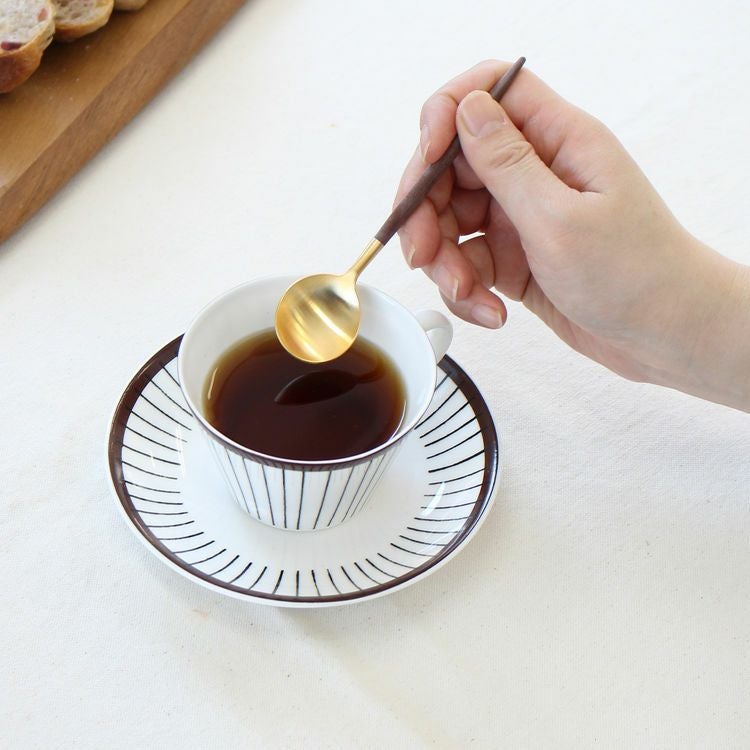 クチポール（Cutipol） ゴア/GOA ブラウンマットゴールド コーヒー/ティースプーン [ネコポス対応可(18点まで)]