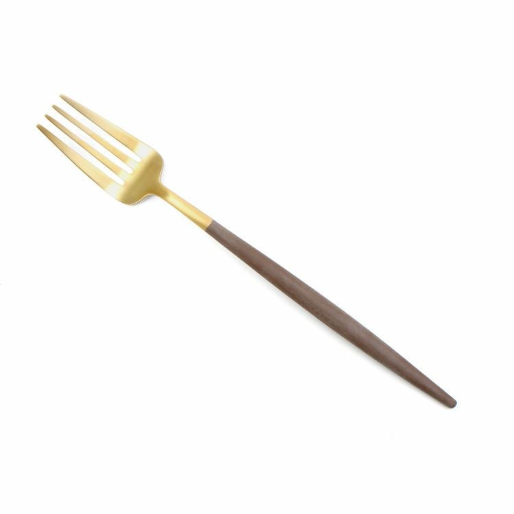 クチポール（Cutipol） ゴア/GOA ブラウンマットゴールド ディナー3点セット [ネコポス対応可(6セットまで)]