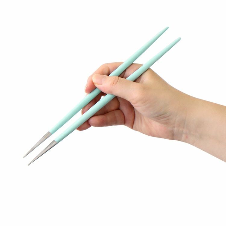 クチポール（Cutipol） ゴア/GOA ターコイズ 箸 + 箸置きセット [ネコポス対応可(15セットまで)]