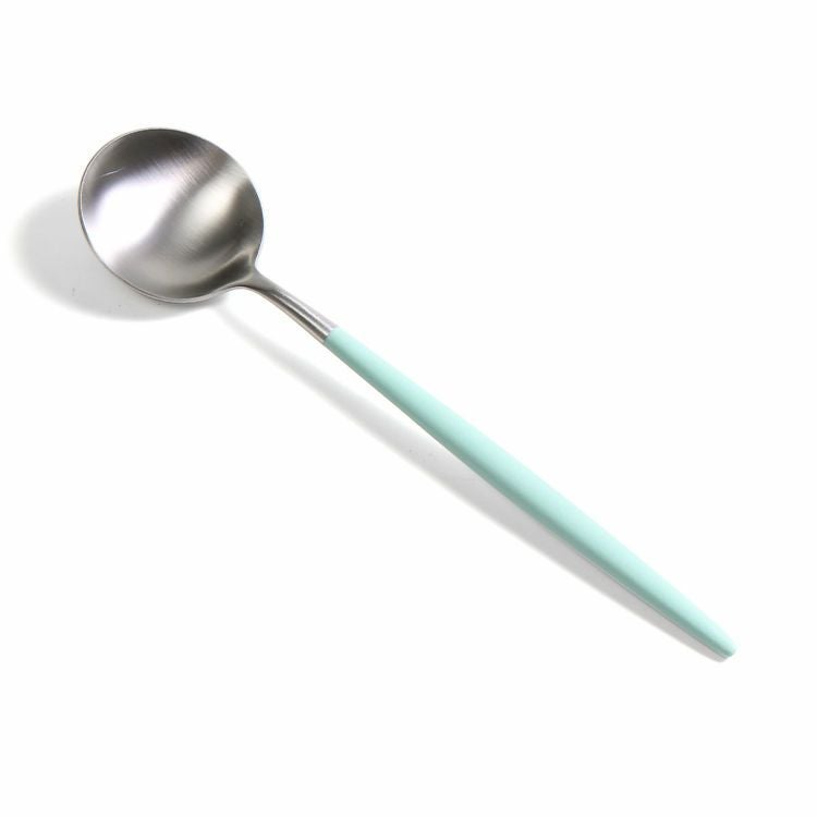 クチポール（Cutipol） ゴア/GOA ターコイズ ディナー3点＆カトラリーレスト1点 [ネコポス対応可(4セットまで)]