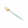クチポール（Cutipol） ゴア/GOA ターコイズマットゴールド デザートフォーク [ネコポス対応可(18点まで)]