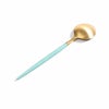 クチポール（Cutipol） ゴア/GOA ターコイズマットゴールド コーヒー/ティースプーン [ネコポス対応可(18点まで)]