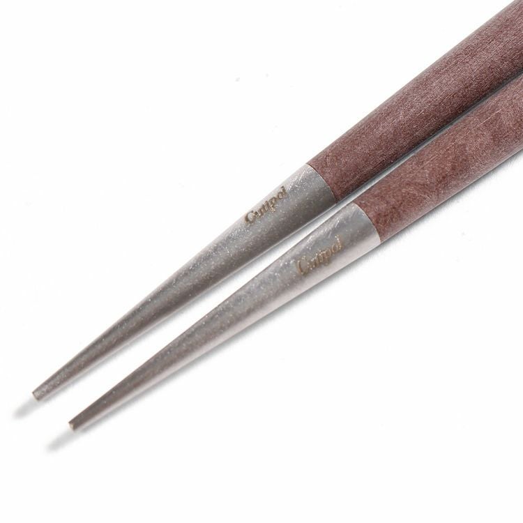 クチポール（Cutipol） ゴア/GOA ブラウン 箸 + 箸置きセット [ネコポス対応可(15セットまで)]