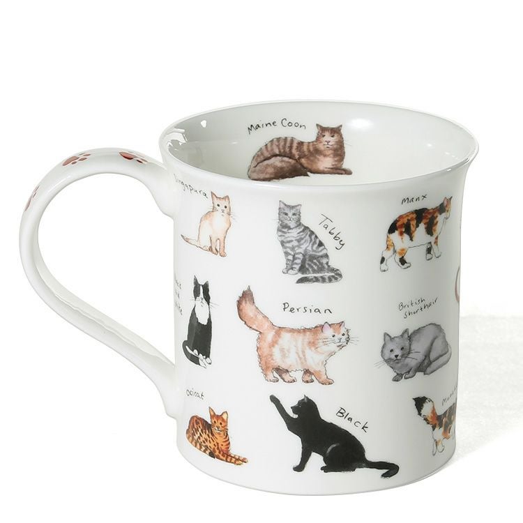 ダヌーン（Dunoon） マグカップ BUTE お気に入りの猫はど～れ？ ANIMAL BREEDS CATS