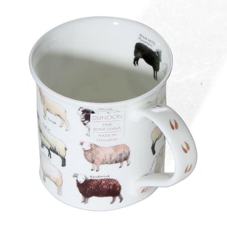 ダヌーン（Dunoon） マグカップ BUTE お気に入りの羊はど～れ？ ANIMAL BREEDS SHEEP