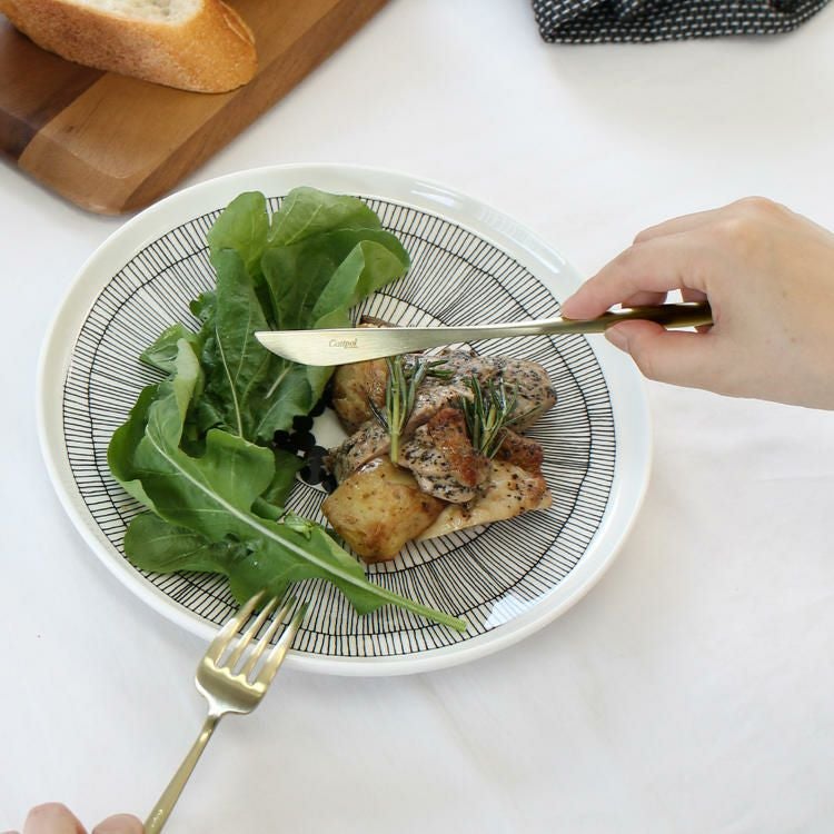 クチポール（Cutipol） ムーンマット/MOON MATT シャンパンゴールド シャンパンゴールド ディナーナイフ [ネコポス対応可(18点まで)]