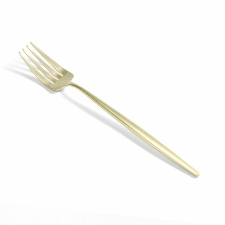 クチポール（Cutipol） ムーンマット/MOON MATT シャンパンゴールド ディナーフォーク [ネコポス対応可(18点まで)]