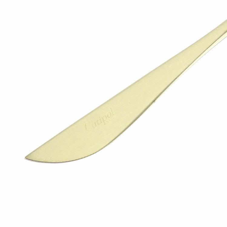 クチポール（Cutipol） ムーンマット/MOON MATT シャンパンゴールド デザートナイフ [ネコポス対応可(18点まで)]