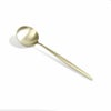 クチポール（Cutipol） ムーンマット/MOON MATT シャンパンゴールド デザートスプーン [ネコポス対応可(18点まで)]