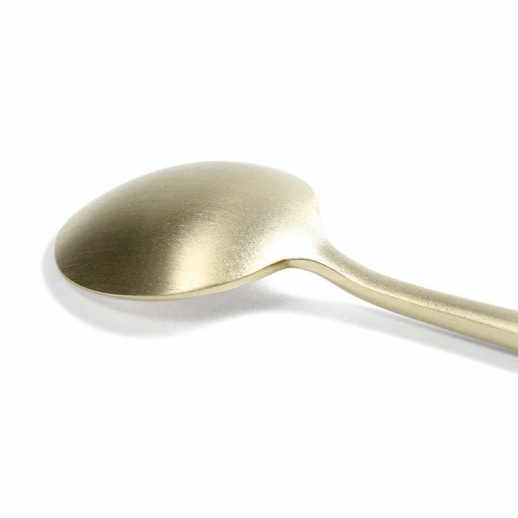 クチポール（Cutipol） ムーンマット/MOON MATT シャンパンゴールド コーヒー／ティースプーン [ネコポス対応可(18点まで)]