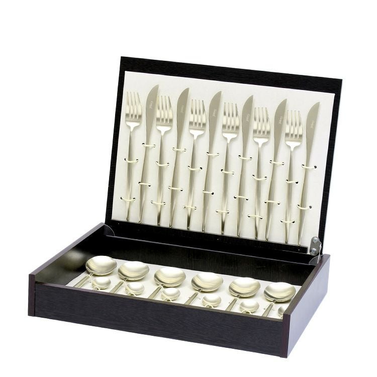 クチポール（Cutipol） ムーンマット/MOON MATT シャンパンゴールド ディナー24点セット