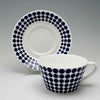 グスタフスベリ（Gustavsberg） アダム/Adam ティーカップ＆ソーサー + プレート 18cm 【復刻版】