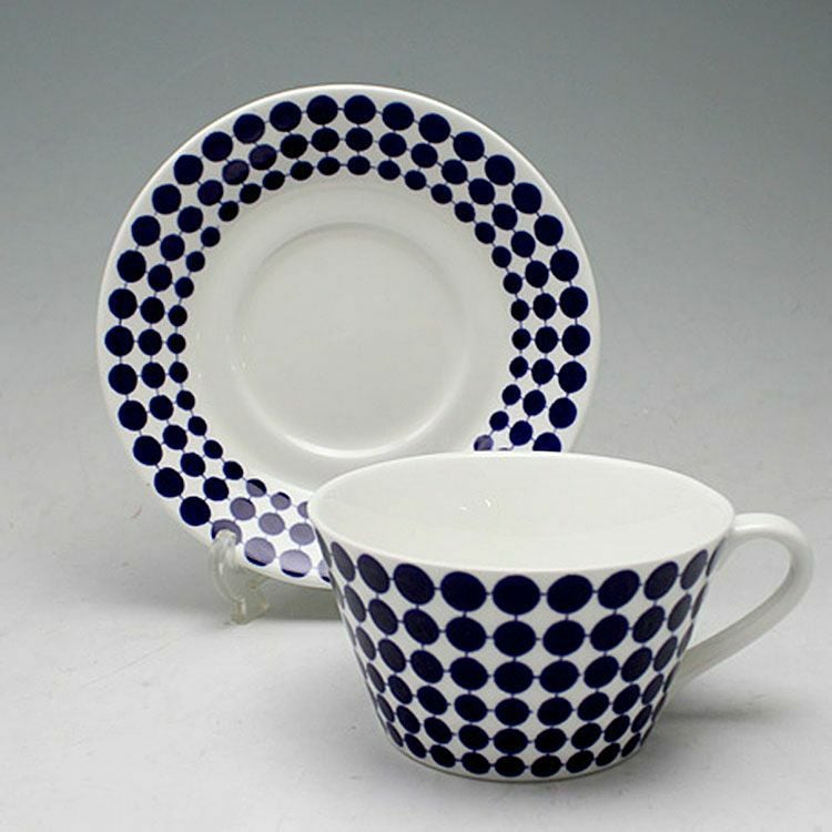 グスタフスベリ（Gustavsberg） アダム/Adam ティーカップ＆ソーサー + プレート 18cm 【復刻版】