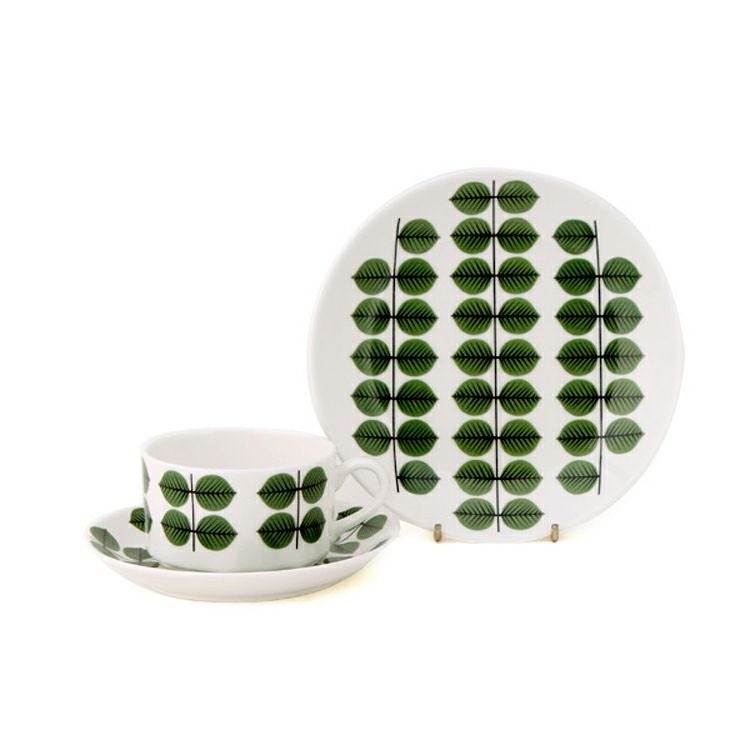 グスタフスベリ（Gustavsberg） ベルソ/Bersa コーヒーカップ＆ソーサー + プレート 18cm 【復刻版】