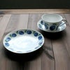 グスタフスベリ（Gustavsberg） プルーヌス/Prunus ティーカップ＆ソーサー + プレート 18cm 【復刻版】
