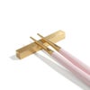 クチポール（Cutipol） ゴア/GOA ピンクマットゴールド 箸 + 箸置きセット [ネコポス対応可(15セットまで)]
