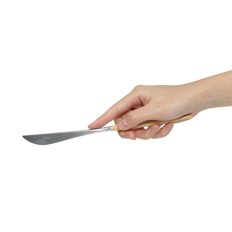 速水もこみちさん別注カラー クチポール（Cutipol） ゴア/GOA ベージュ ディナーナイフ/テーブルナイフ